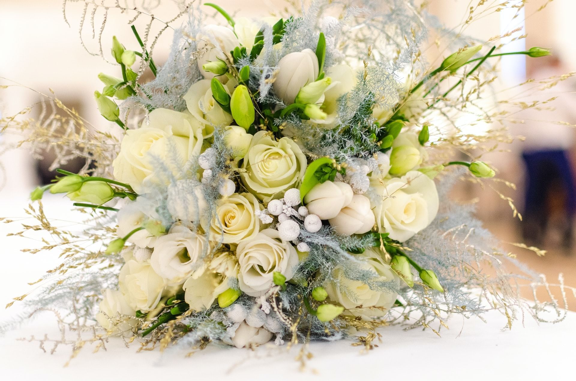 Close-up of a flower bouquet at CVK Park Bosphorus Hotel