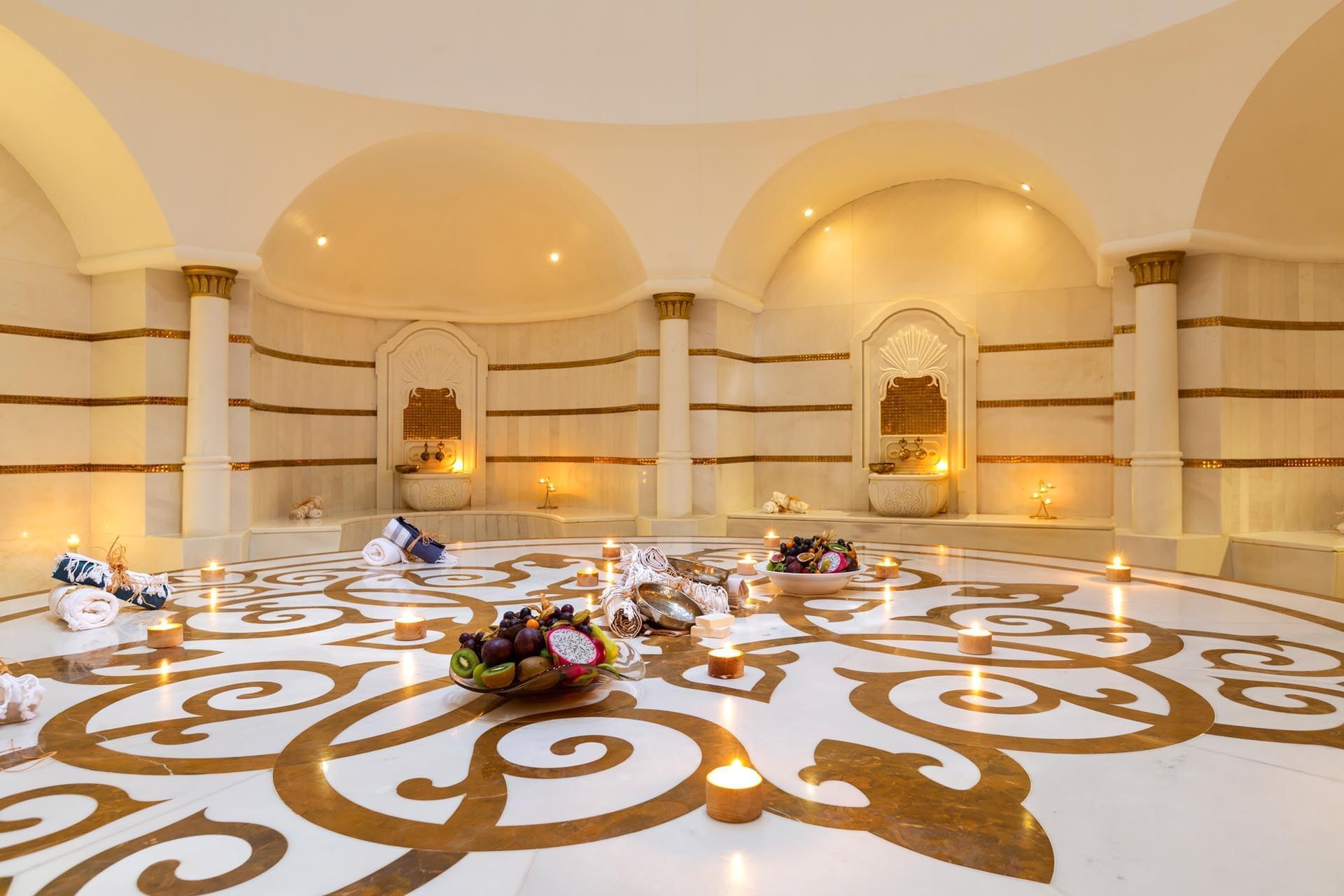 Fruits & amenities in Safira Spa at CVK Park Bosphorus Hotel